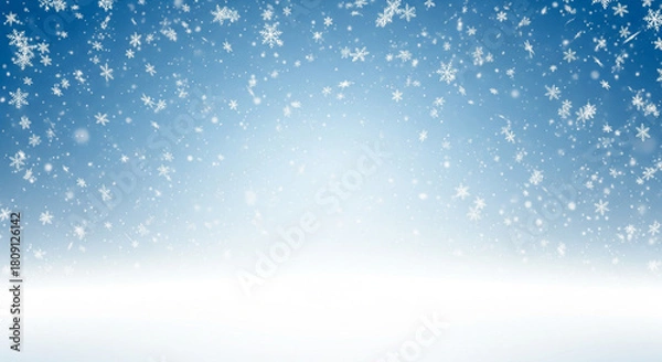 Fototapeta Snowflake background