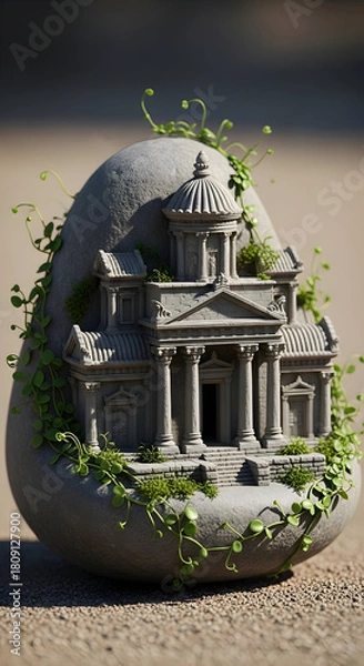 Obraz old stone house