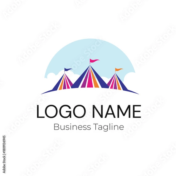 Obraz Logo Carnival Event Design Template