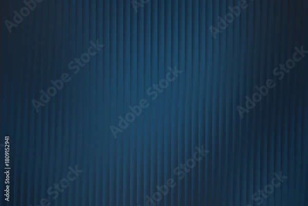 Obraz A deep blue ribbed background with a subtle gradient effect, evoking a sense of calm and professionalism.