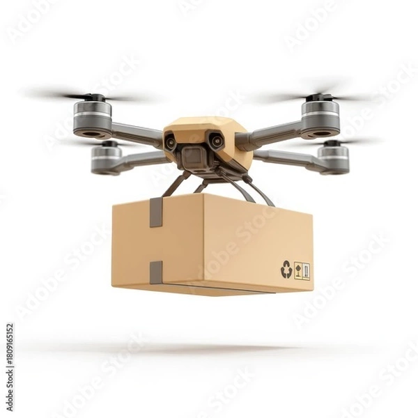 Obraz Delivery Drone With Package
