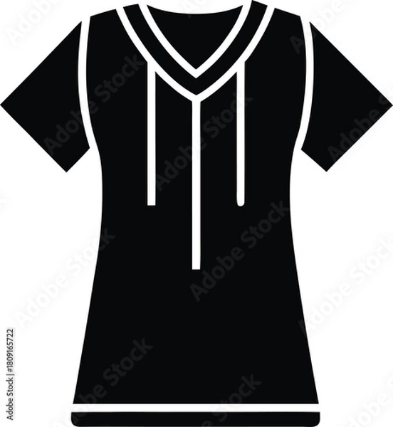 Obraz Minimalist tennis jersey icon design
