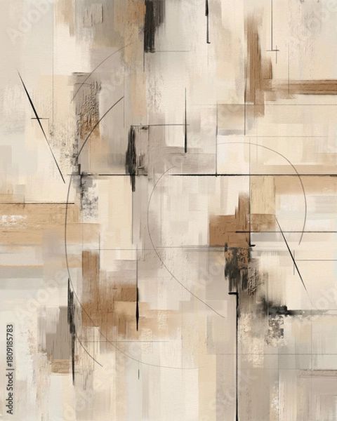 Fototapeta Abstract art creativity, modern artistic design, texture effects, fine wall art decor, print material, knife painting strokes, elegant abstract style, mural art, home decoration, artistic expression