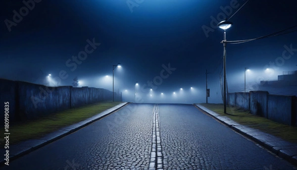 Obraz street in night