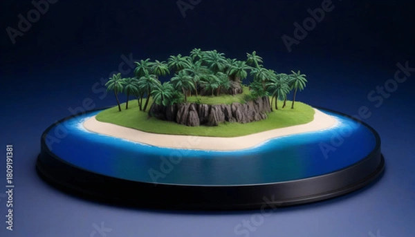 Obraz maquette island