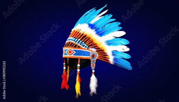 Obraz Indian headdress