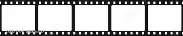 Obraz Film strip frames blank negative horizontal layout
