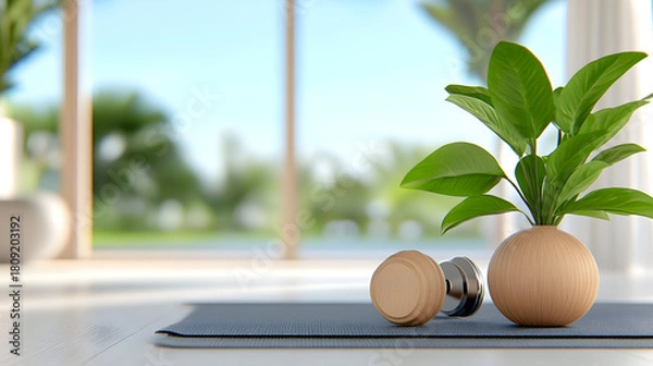 Fototapeta Modern interior design - stairs