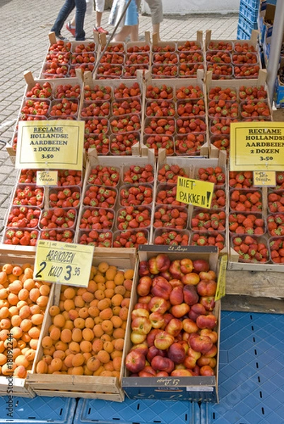 Obraz Fruits at a marketplace