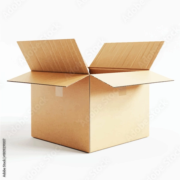 Fototapeta High-Quality Packaging Mockup for Shipping, Delivery, and Storage