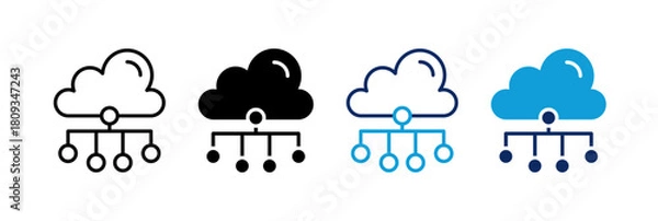 Fototapeta Cloud Icon