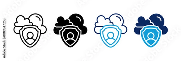 Fototapeta Authentication Icon