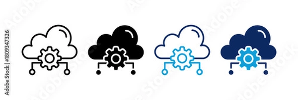 Fototapeta Cloud Icon