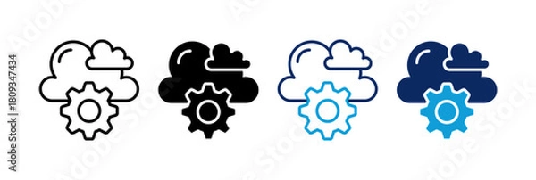 Fototapeta Cloud Icon