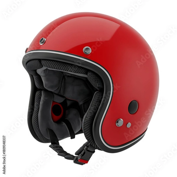 Fototapeta Protective helmet isolated on transparent background