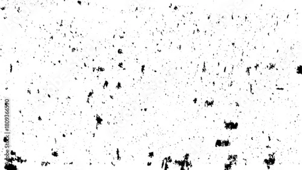 Fototapeta Artistic Black Grunge Splatter Rough Distressed Texture Background