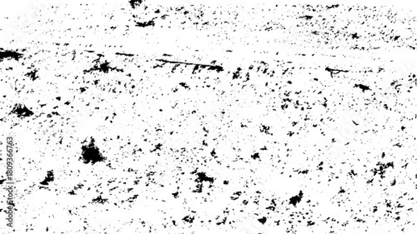 Fototapeta High Contrast Black Splatter Texture Abstract Rough Grunge Background