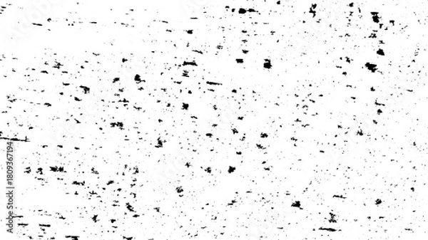 Fototapeta Black Ink Splatter Grunge Texture High Contrast Background