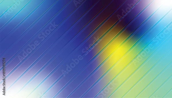 Obraz background pattern with transparent blue light lines