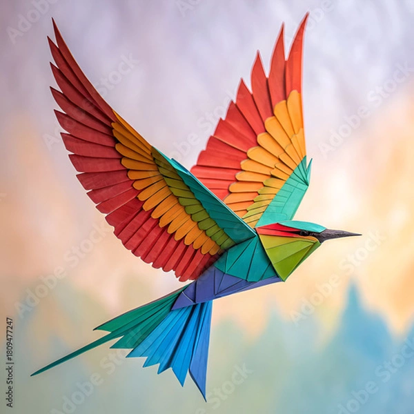 Obraz Creativity, transformation, and progress inspire beauty, innovation, and growth