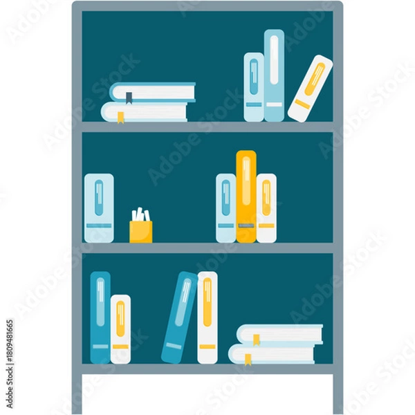 Obraz Library Shelves