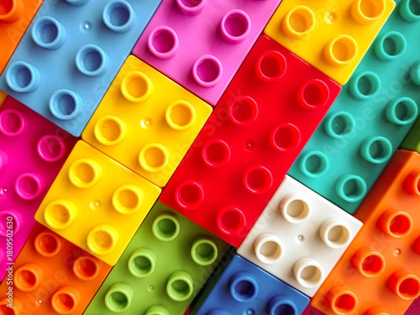 Obraz plastic toy blocks