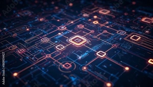 Obraz Abstract Business Strategy