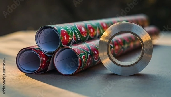 Obraz Christmas gift wrapping