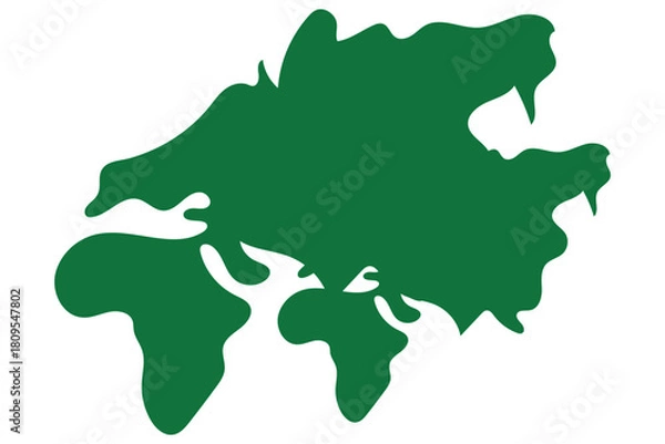 Fototapeta High-Detail World Map Vector Set – Gray Global Map with Country and USA State Borders, Abstract Illustration on Transparent Background