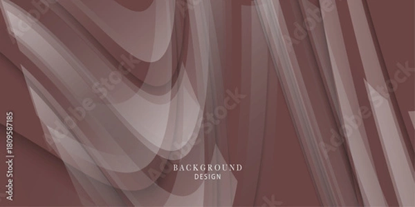 Obraz Deep pink  banner with geometric line pattern