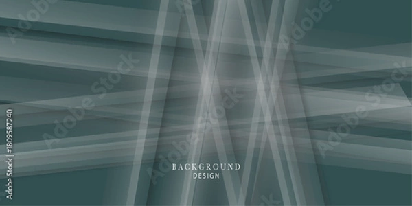 Obraz Deep green colored background with stripe lines