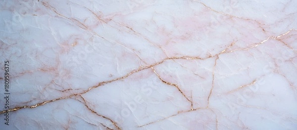 Obraz Elegant Marble Background with Rose Gold Veins and Textures