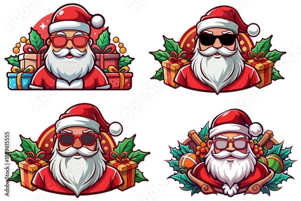 Obraz santa claus set