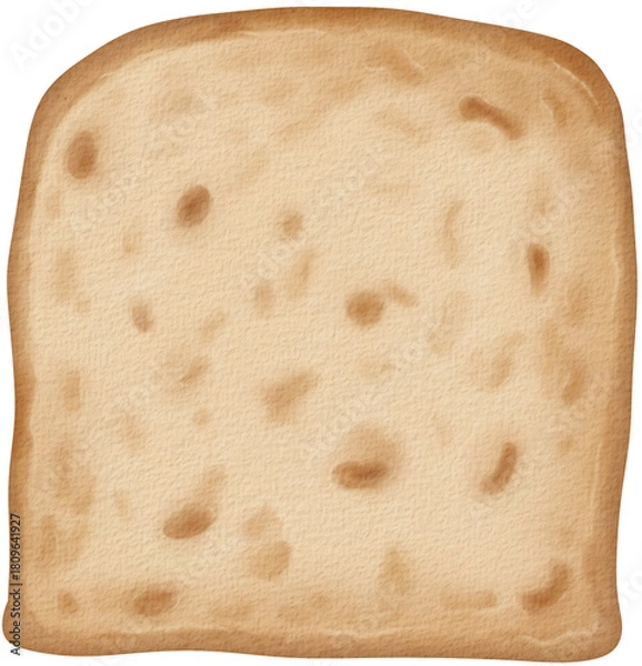 Obraz Watercolor Slice of Bread