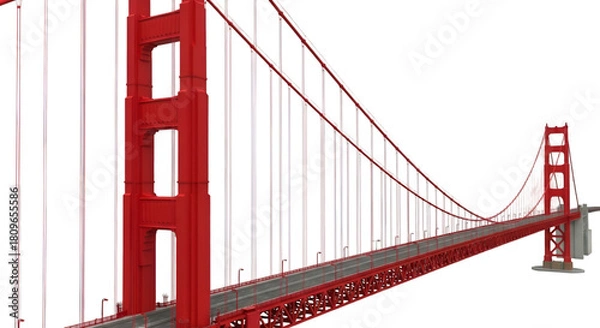 Obraz Golden Gate Bridge Model image graphic