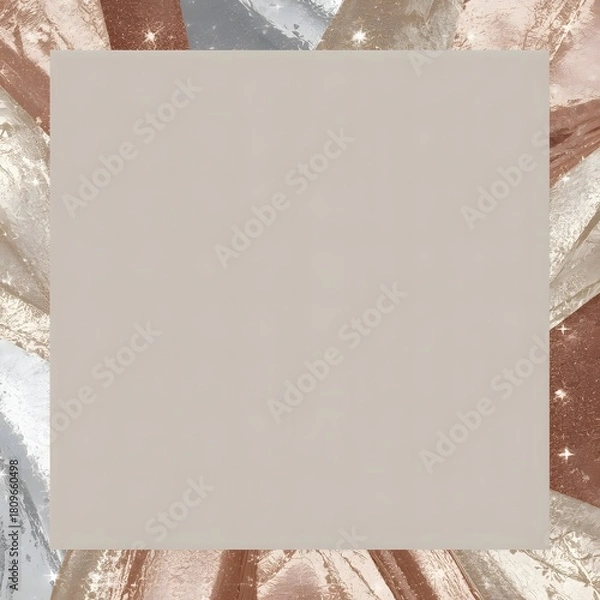 Fototapeta Diagonal Metallic Frame