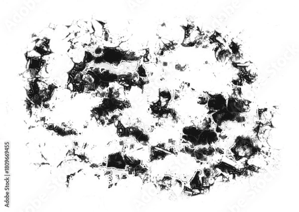 Obraz 抽象的　水墨画　背景素材