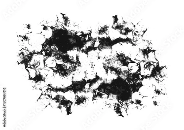 Obraz 抽象的　水墨画　背景素材