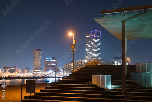 Obraz サンポート高松　夜景
