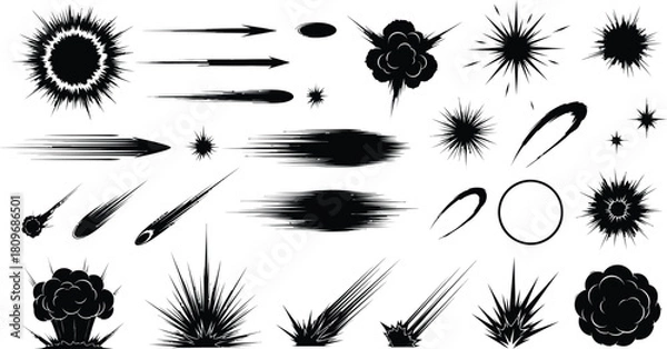 Fototapeta Solid black background for text overlay design element or texture