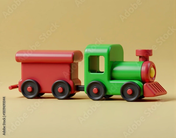 Fototapeta tren, navidad, tren navideño, juguete, capacitar, plasticos, niño, juego, locomotor, aislada, auto, infancia, diversión, variopinto, madera, rojo, acarrear, transportación, amarilla, objeto