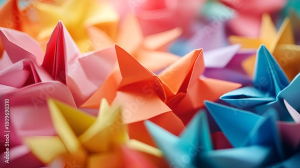 Obraz colorful party streamers