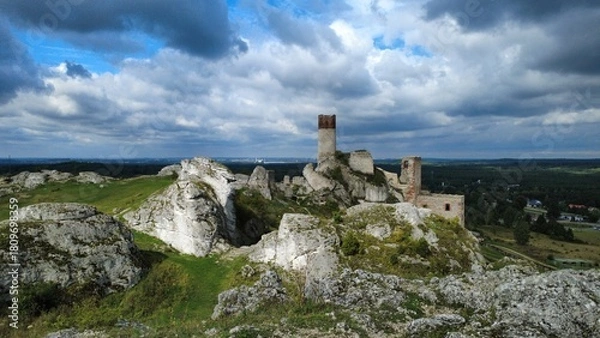 Fototapeta Olsztyn Castle, Eagles’ Nests Trail, Poland