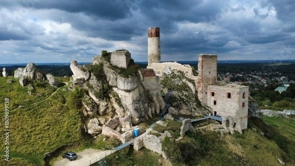 Fototapeta Olsztyn Castle, Eagles’ Nests Trail, Poland