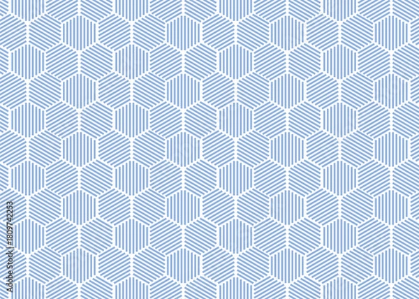 Obraz Abstract geometric pattern with lines, hexagons. A seamless vector background.