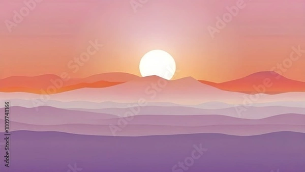 Obraz Sunset Horizon Calm