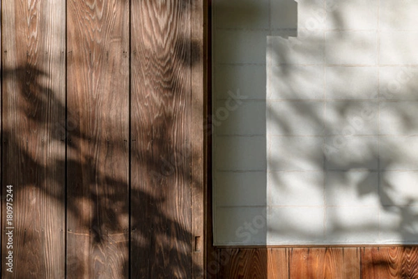 Obraz 日本の古民家　雨戸と障子１