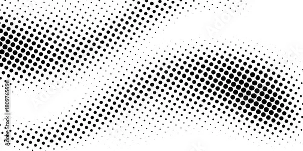 Obraz Abstract halftone background, dotted pattern backdrop, comic noise texture