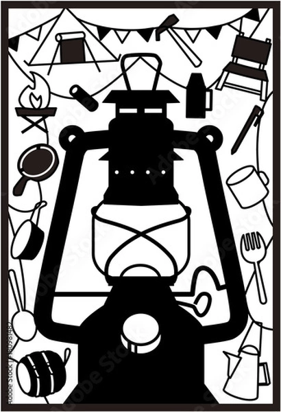 Fototapeta キャンプ好きすぎ