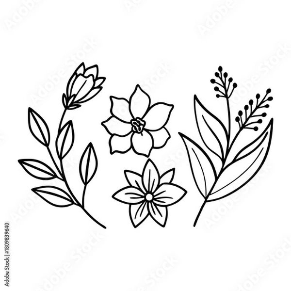 Obraz Flower Icon Sheet 